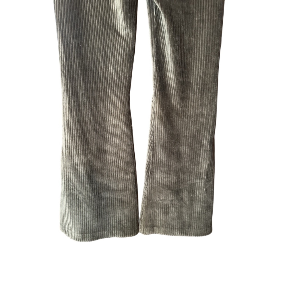 Aerie Medium Green Velvet Elastic Pants - Picture 12 of 16